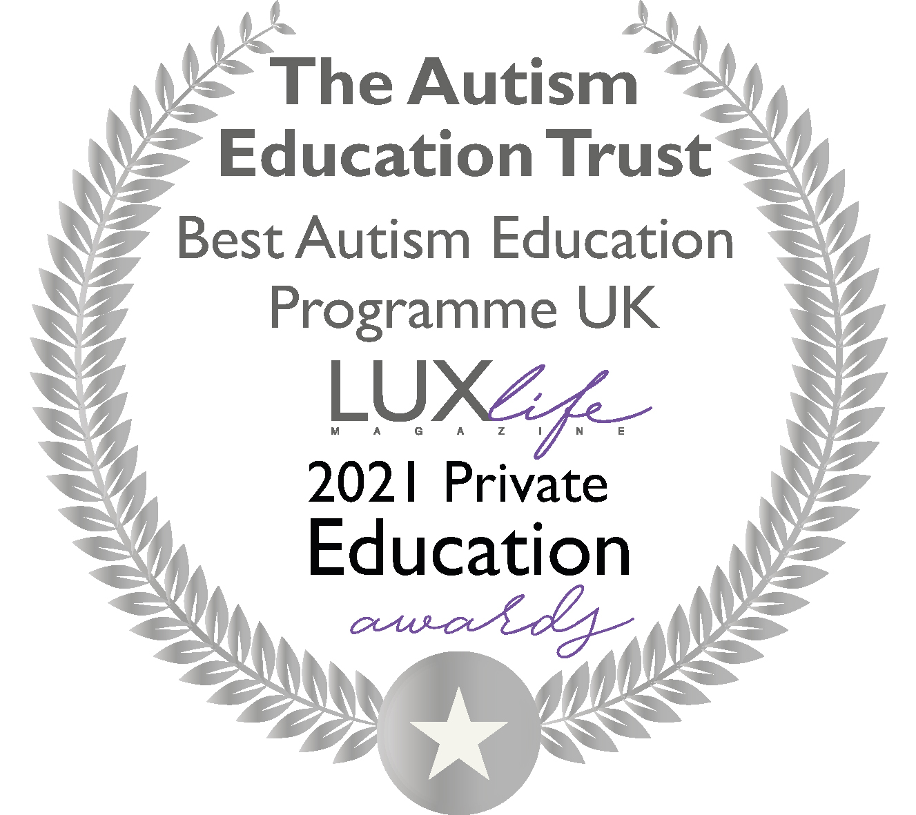 The Autism Education Trust - 2021 LUX Private Education Award Winners Logo