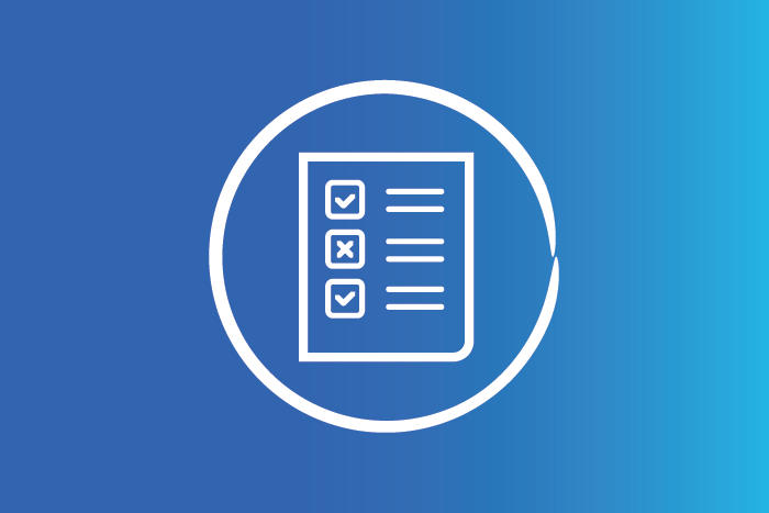 Graphic shows a checklist with ticks and crosses. 